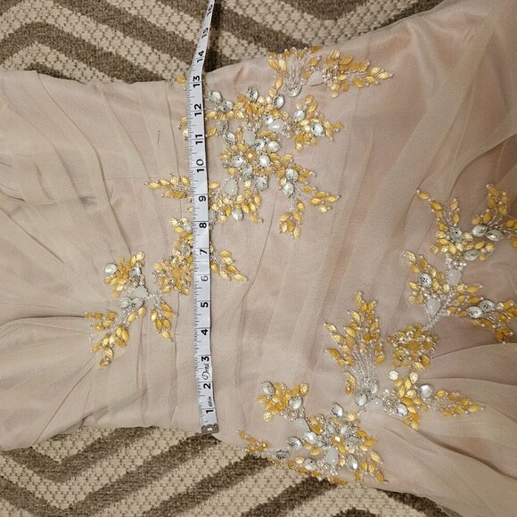 The Anjolique Wedding dress Champagne in 8 NWT - Picture 8 of 10